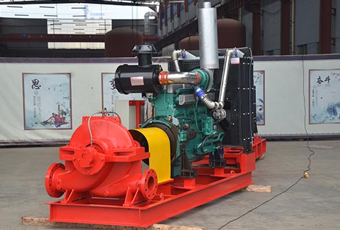 Diesel engine fire pump on-site commissioning steps and precautions