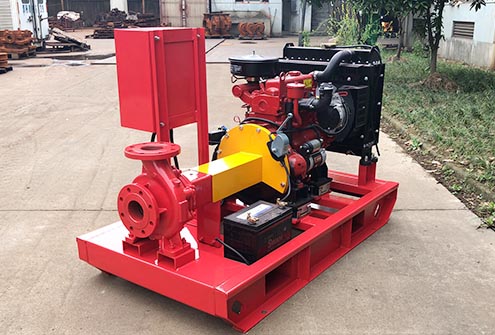 How to solve the noise problem of diesel engine fire pump?