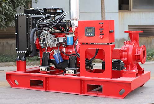 Why diesel fire pump does not discharge water?