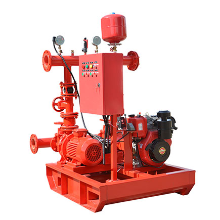 Small flow fire pump set