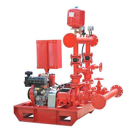 Small flow fire pump set