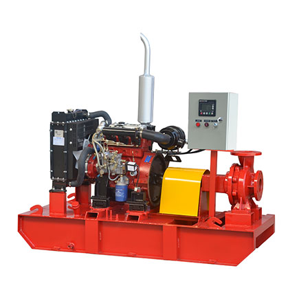 End Suction Booster Pump For Fire Fighting With Diesel Engine - Yaness