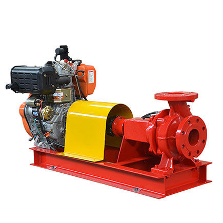 End Suction Booster Pump For Fire Fighting With Diesel Engine - Yaness