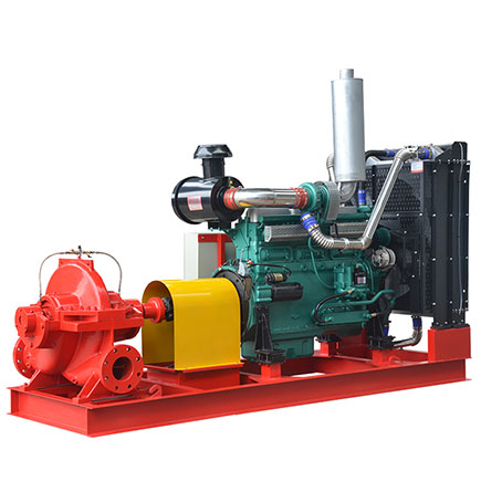 XBC-S Single stage Split Case Diesel Engine Fire Pump